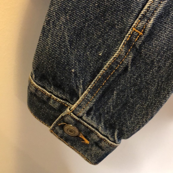 LEVI’S denim cropped trucker jacket - Picture 5 of 8